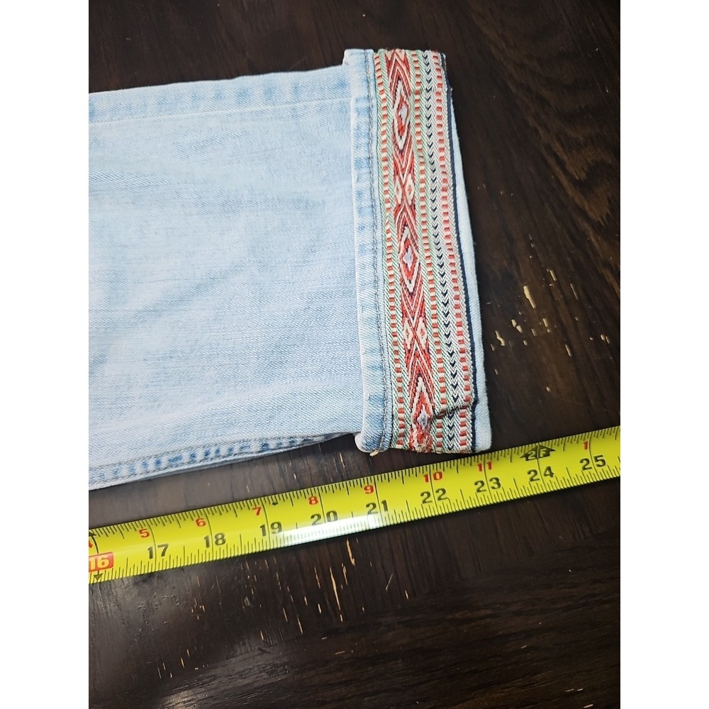 Lucky Brand Sweet'n Crop Women's 14/32 Blue Straight Leg Stretch Denim Crop - Picture 16 of 16